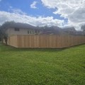 Seamless Fence Installation For Manufactured Home Construction In Friendswood, TX